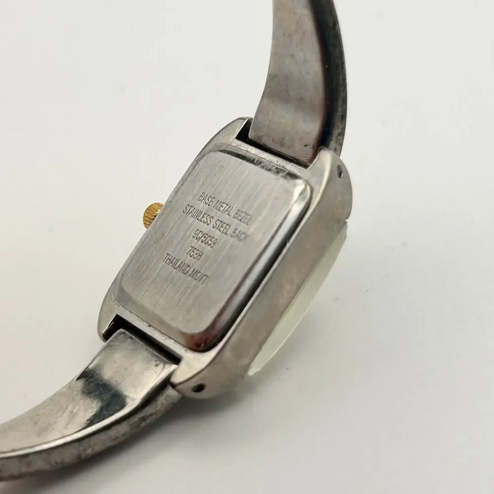 NINE & COMPANY Silver Tone 17mm Women’s Watch Working New Battery